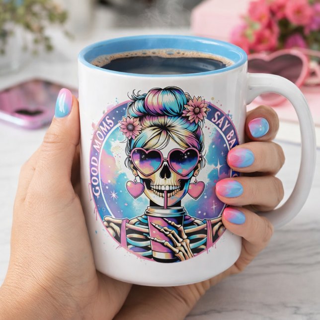 Pastel Punk & Parental Truths Two-Tone Coffee Mug (Creator Uploaded)