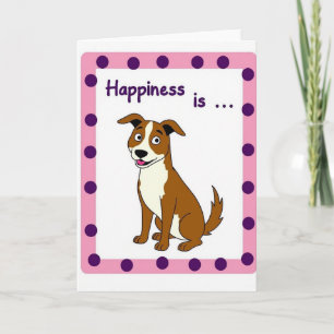 Pastel Puppy Happiness Card