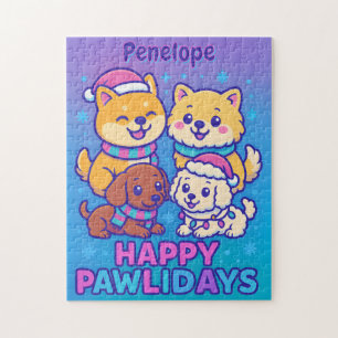 Pastel pups jigsaw puzzle