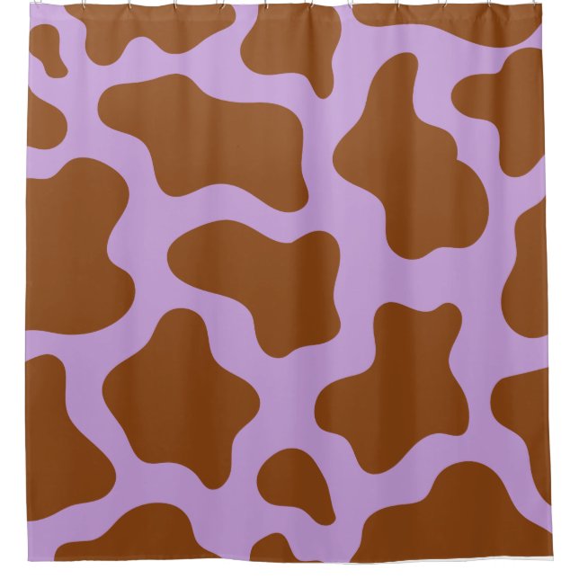 pastel purple brown cow print (Front)