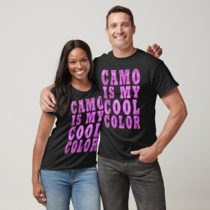 Pastel Purple Camo Is My Cool Colour Unisex T-Shirt