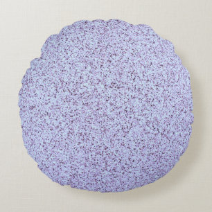 Pastel Purple Concrete Texture Round Pillow
