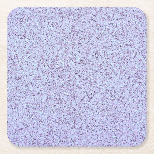 Pastel Purple Concrete Texture Square Paper Coaster