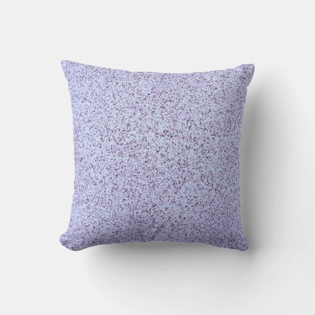 Pastel Purple Concrete Texture Throw Pillow (Front)