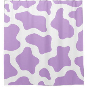 pastel purple cow print kawaii