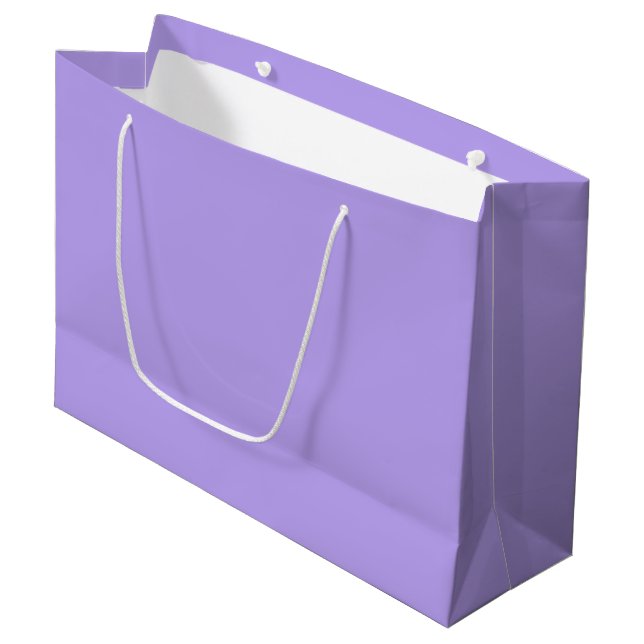 Pastel Purple Large Gift Bag (Front Angled)