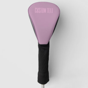 Pastel Purple & Light Pink Modern Editable Text Golf Head Cover