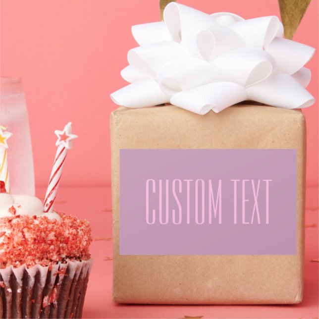 Pastel Purple & Light Pink | Modern Editable Text Sticker (Party)