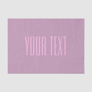 Pastel Purple & Light Pink Modern Editable Text Tissue Paper