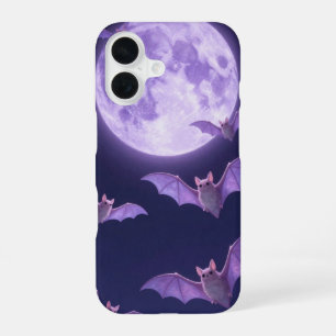 Pastel Purple Moon Bats Phone Case