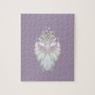 Pastel Purple Oracle Owl Jigsaw Puzzle