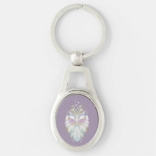 Pastel Purple Oracle Owl Keychain