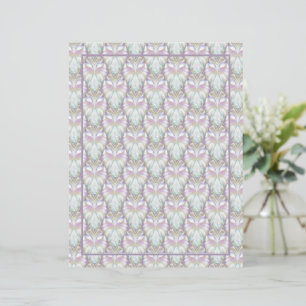 Pastel Purple Oracle Owl Pattern