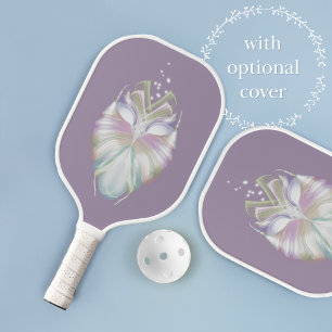 Pastel Purple Oracle Owl Pickleball Paddle