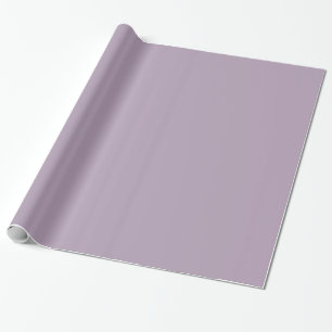 Pastel Purple Solid Colour Glossy or Matte Wrapping Paper