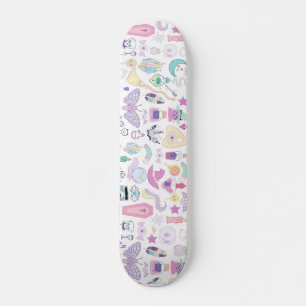 Pastel Purple Witch Designer Skateboard Deck
