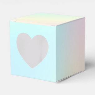 Pastel Rainbow Aesthetic Birthday Party Favor Box