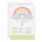 Pastel Rainbow and Stars Birthday Party Invitation