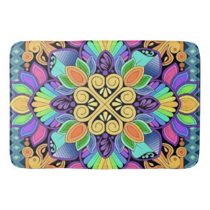 Pastel Rainbow Bath Mat