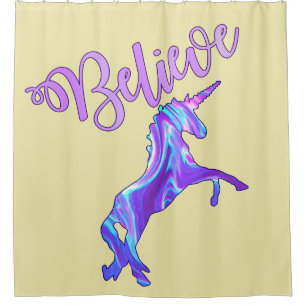 Pastel Rainbow Believe Unicorn