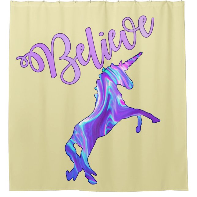 Pastel Rainbow Believe Unicorn (Front)