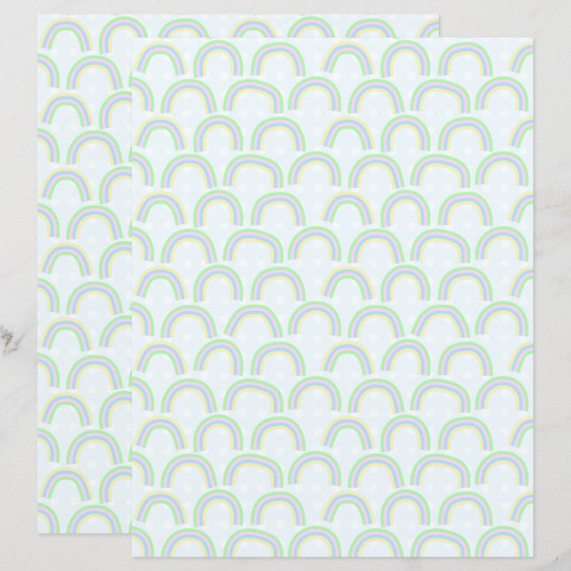 Pastel Rainbow Blue (Front/Back)