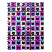 Pastel Rainbow Cat Pattern