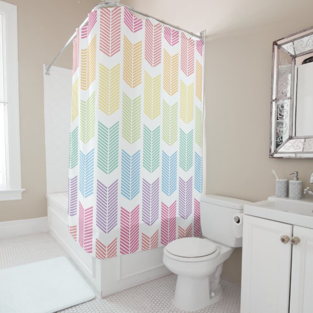 Pastel Rainbow Chevron Arrows (In Situ)