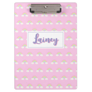 Pastel Rainbow Clipboard