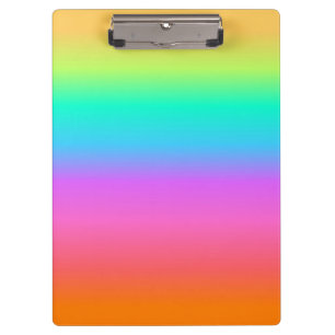 Pastel Rainbow Clipboard