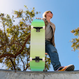 Pastel Rainbow Colorful Abstract Gradient Ombre  Skateboard