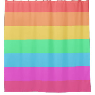 Pastel Rainbow Colour Stripes Design