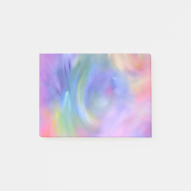 Pastel Rainbow Coloured Post-It Notes (Front)