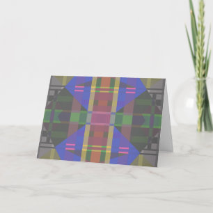 Pastel Rainbow Colourful Geometric Card