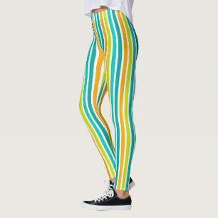 Pastel Rainbow Colourful Stars Black Starry Night Leggings