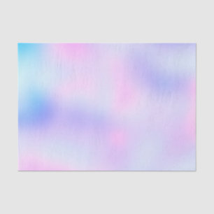 Pastel Rainbow Colours Abstract Blur Gradient Ombr Tissue Paper