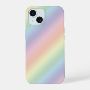 Pastel Rainbow Design iPhone 15 Case