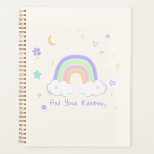 Pastel Rainbow Dreams Daily Planner