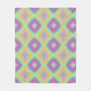 Pastel Rainbow Fleece Blanket