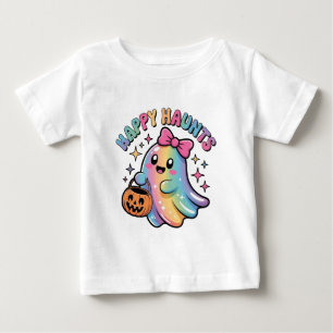 Pastel Rainbow Ghost T-Shirt – Kawaii Halloween