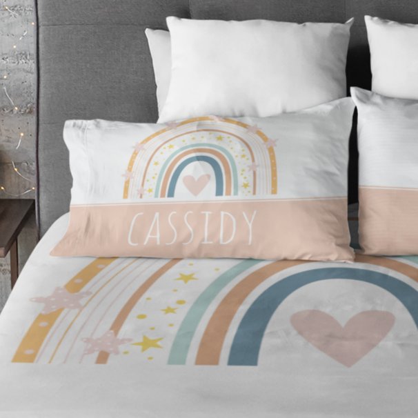 Pastel rainbow girls  pillowcase (Creator Uploaded)