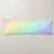 Pastel Rainbow Gradient Body Pillow