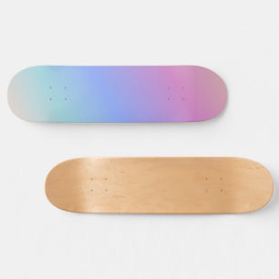 Pastel Rainbow Gradient Skateboard