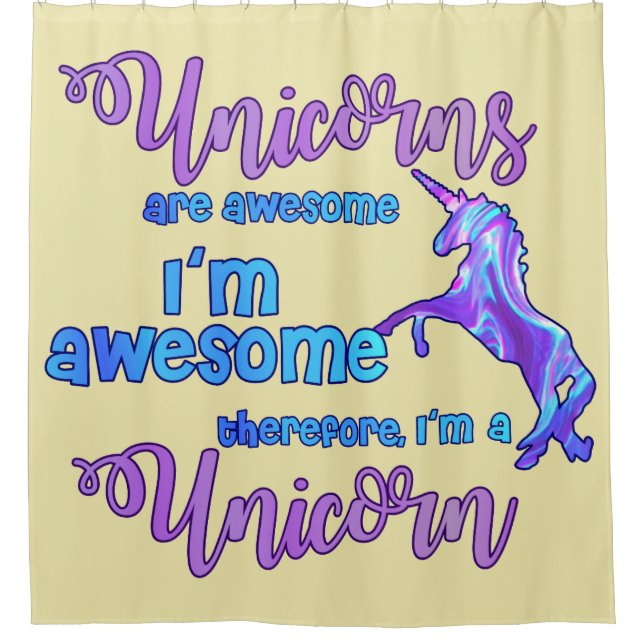 Pastel Rainbow I'm A Unicorn (Front)