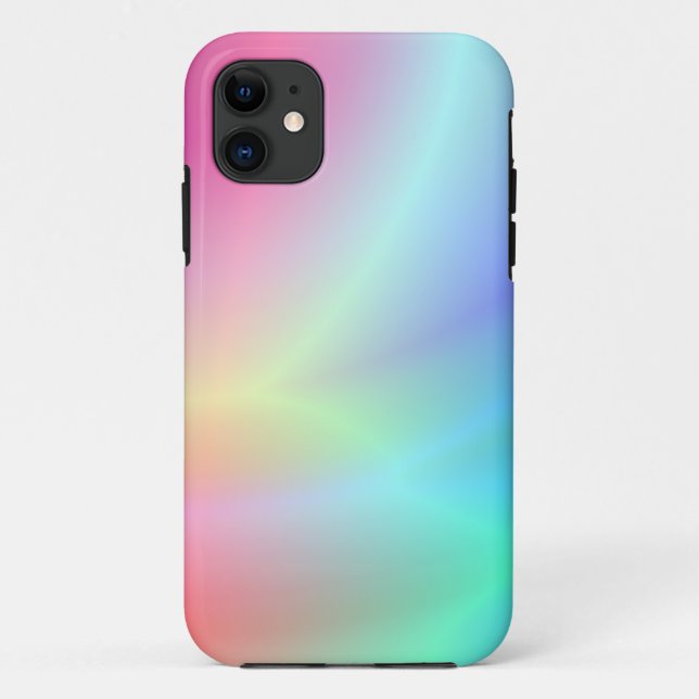 Pastel Rainbow Iphone case (Back)