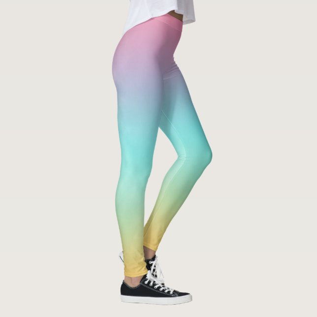 Pastel Rainbow Leggings (Right)