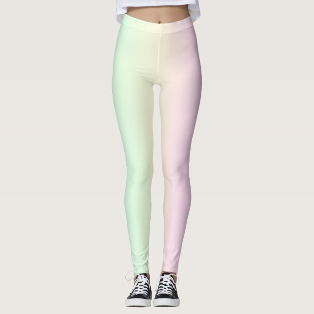 Pastel Rainbow Leggings (Front)