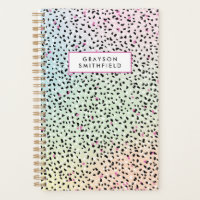 Pastel Rainbow Leopard Print