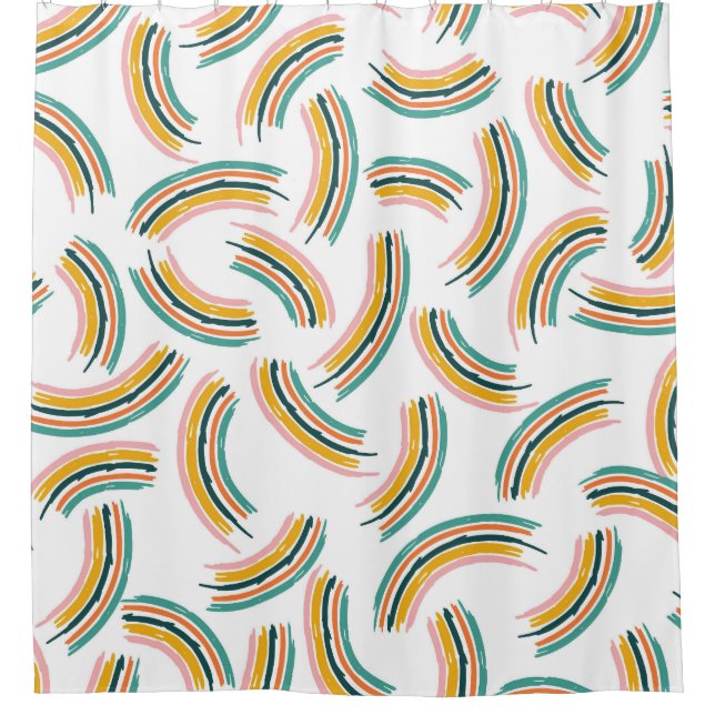 Pastel Rainbow Lines: Vintage Seamless (Front)