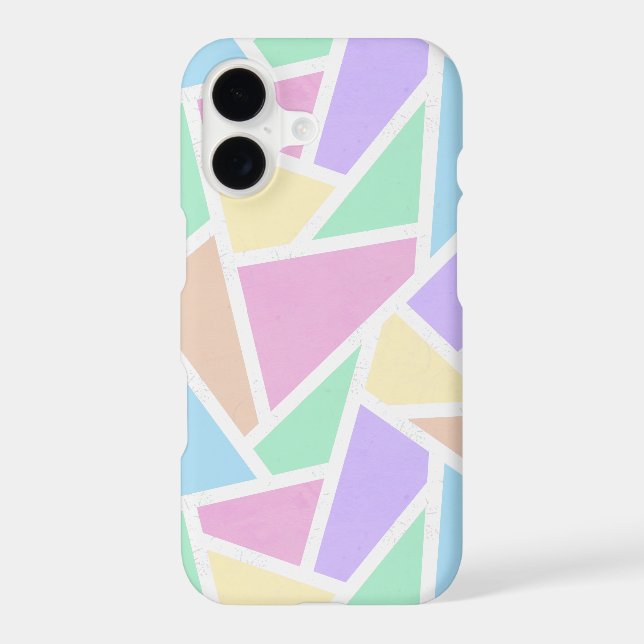 Pastel rainbow mosaic pattern (Back)